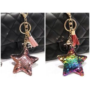 Keychains Star with Tassel